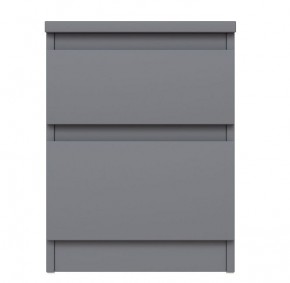 2.03.03.050.4 КАСТОР тумба 2 ящика RU серая в Кургане - kurgan.ok-mebel.com | фото 4