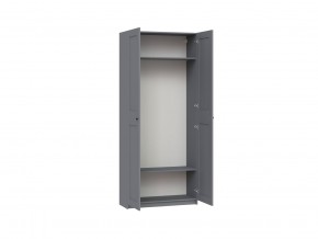 2.06.01.060.4 МАКС шкаф 2 двери 100х38х233 серый RU в Кургане - kurgan.ok-mebel.com | фото 2