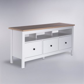 2.08.03.090.14 САГА тумба 3 ящика белая/ясень RU в Кургане - kurgan.ok-mebel.com | фото