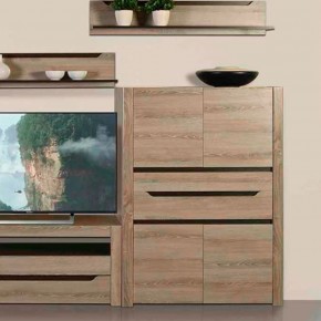АФИНА А16а Шкаф МЦН Ясень Таормина в Кургане - kurgan.ok-mebel.com | фото 3