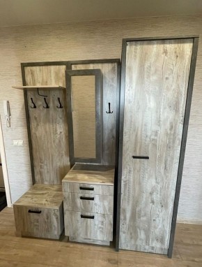 АМЕЛИ Прихожая (Дуб Юкон/Бетон темный) в Кургане - kurgan.ok-mebel.com | фото 2