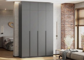 Антресоль 1600 «ШК-5» Графит серый в Кургане - kurgan.ok-mebel.com | фото 4