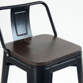 Барный стул N-238 Tolix Wood style Черный в Кургане - kurgan.ok-mebel.com | фото 3