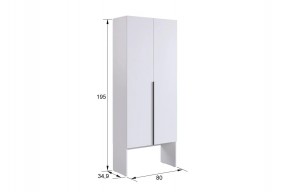 БАСКО Прихожая К10 (белое дерево) в Кургане - kurgan.ok-mebel.com | фото 5