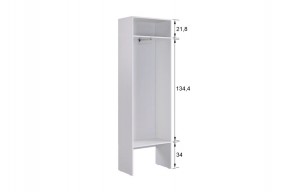 БАСКО Прихожая К10 (белое дерево) в Кургане - kurgan.ok-mebel.com | фото 9