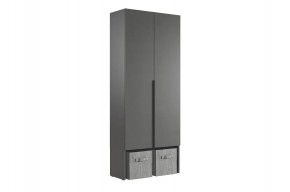 БАСКО Прихожая К7 (графит) в Кургане - kurgan.ok-mebel.com | фото 4