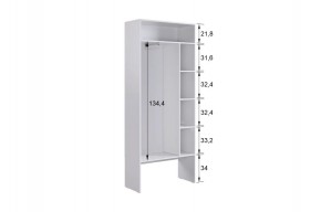 БАСКО Прихожая К7 (графит) в Кургане - kurgan.ok-mebel.com | фото 6