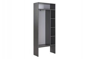БАСКО Прихожая К7 (графит) в Кургане - kurgan.ok-mebel.com | фото 7
