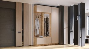 БАВАРИЯ Прихожая (дуб вотан/кашемир) в Кургане - kurgan.ok-mebel.com | фото