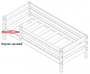 Бортик средний (1338*600) для Кровати Сонечка в Кургане - kurgan.ok-mebel.com | фото