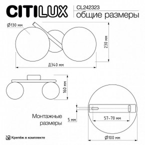 Бра Citilux Ronny CL242323 в Кургане - kurgan.ok-mebel.com | фото 9