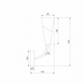 Бра Eurosvet Rhyton 60167/1 никель в Кургане - kurgan.ok-mebel.com | фото 6