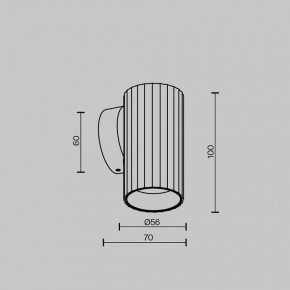 Бра Maytoni Calipso C106WL-01-GU10-B в Кургане - kurgan.ok-mebel.com | фото 6