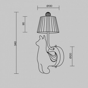 Бра Maytoni Senor Alpaca MOD377WL-L6W3K в Кургане - kurgan.ok-mebel.com | фото 9