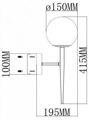 Бра Moderli Scrumbel V11562-1W в Кургане - kurgan.ok-mebel.com | фото 6