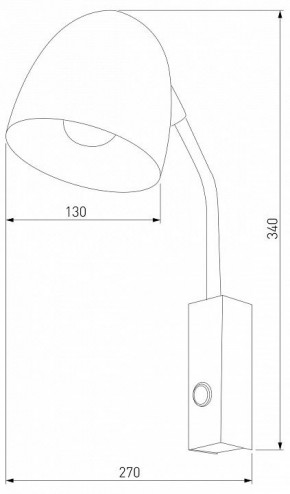 Бра TK Lighting Soho 4167 Soho Black в Кургане - kurgan.ok-mebel.com | фото 2