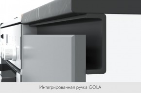 БЬЯНКА Кухонный гарнитур 1,6 белый/лиственница охотская/смоки софт в Кургане - kurgan.ok-mebel.com | фото 3