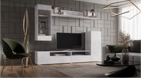 ДАЛЛАС Гостиная (модульная) цемент светлый в Кургане - kurgan.ok-mebel.com | фото