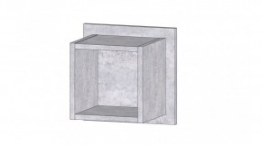 ДАЛЛАС Полка квадрат (цемент светлый) в Кургане - kurgan.ok-mebel.com | фото