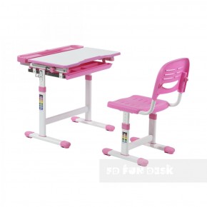 Комплект парта + стул трансформеры Cantare Pink в Кургане - kurgan.ok-mebel.com | фото 2