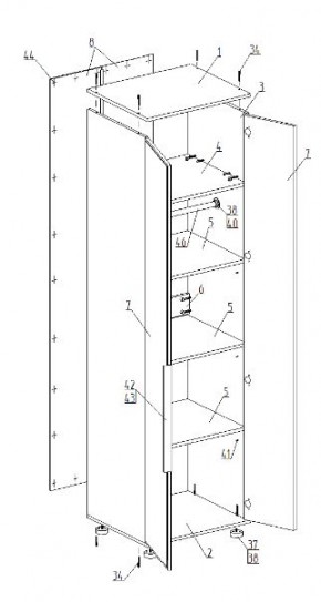 Детская "Лео" (модульная) в Кургане - kurgan.ok-mebel.com | фото 9