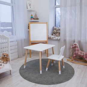 Детский комплект стол и стул «Мишка» Rolti Baby (белый/береза, массив березы/мдф) в Кургане - kurgan.ok-mebel.com | фото 4