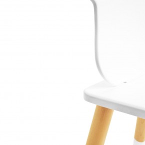 Детский комплект стол и стул «Мишка» Rolti Baby (белый/береза, массив березы/мдф) в Кургане - kurgan.ok-mebel.com | фото 5