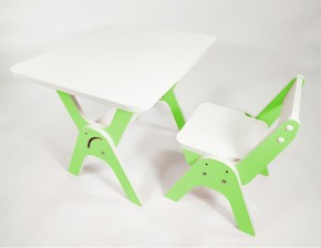 Детский растущий стол-парта и стул Я САМ "Умка" (Зеленый) в Кургане - kurgan.ok-mebel.com | фото