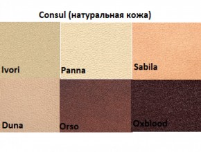 Диван двухместный Алекто Consul натуральная кожа в Кургане - kurgan.ok-mebel.com | фото 5