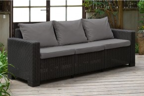 Диван Калифорния 3-х местный (California 3 Sofa), графит в Кургане - kurgan.ok-mebel.com | фото
