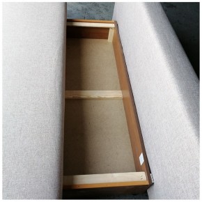 Диван-кровать Комфорт без подлокотников BALTIC AZURE (2 подушки) в Кургане - kurgan.ok-mebel.com | фото 6