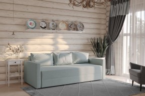 Диван-кровать Вало мятно-серый, ткань рогожка в Кургане - kurgan.ok-mebel.com | фото 2
