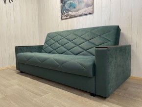 Диван Престиж-15 (НПБ+МДФ) велюр Sensey bottle green в Кургане - kurgan.ok-mebel.com | фото 3