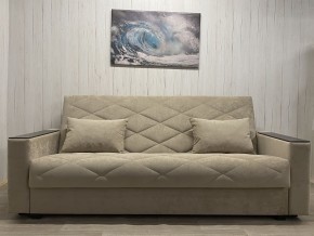 Диван Престиж-15 (НПБ+МДФ) велюр Sensey moonlight в Кургане - kurgan.ok-mebel.com | фото 2