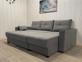 Диван угловой Комфорт-3 (НПБ+МДФ) велюр Galaxy Lite 26 в Кургане - kurgan.ok-mebel.com | фото 3