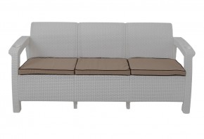Диван Yalta Premium Sofa 3 Set (Ялта) белый (+подушки под спину) в Кургане - kurgan.ok-mebel.com | фото 2