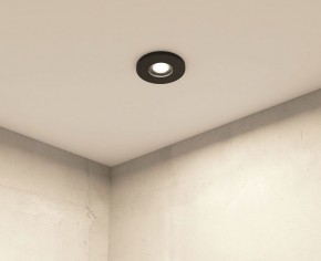 DK2036-BK Встраиваемый светильник влагозащ., IP 44, до 15 Вт, GU10, LED, черный, алюминий в Кургане - kurgan.ok-mebel.com | фото 7