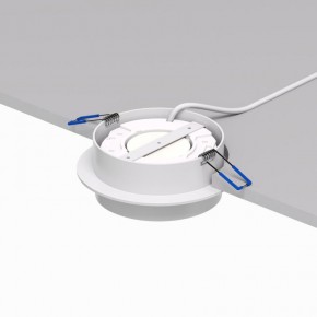 DK2090-WH Встраиваемый светильник FLAT, IP 20, до 15 Вт, GX53, LED, белый, алюминий в Кургане - kurgan.ok-mebel.com | фото 3