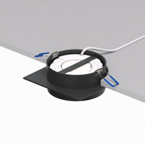DK2091-BK Встраиваемый светильник FLAT, IP 20, до 15 Вт, GX53, LED, черный, алюминий в Кургане - kurgan.ok-mebel.com | фото 4