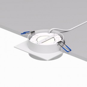 DK2091-WH Встраиваемый светильник FLAT, IP 20, до 15 Вт, GX53, LED, белый, алюминий в Кургане - kurgan.ok-mebel.com | фото 4
