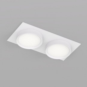 DK2092-WH Встраиваемый светильник FLAT, IP 20, до 15 Вт, GX53, LED, белый, алюминий в Кургане - kurgan.ok-mebel.com | фото 2