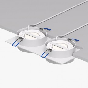 DK2092-WH Встраиваемый светильник FLAT, IP 20, до 15 Вт, GX53, LED, белый, алюминий в Кургане - kurgan.ok-mebel.com | фото 4