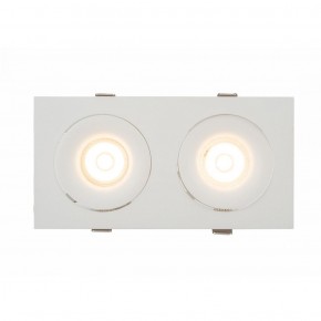 DK2122-WH Встраиваемый светильник, IP 20, 50 Вт, GU10, белый, алюминий в Кургане - kurgan.ok-mebel.com | фото