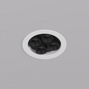 DK2510-WB Встраиваемый светильник SPACE со светодиодом d65 220V 8W 38° 4000К IP20 белый/черный алюминий в Кургане - kurgan.ok-mebel.com | фото 2