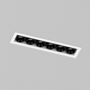 DK2514-WB Встраиваемый светильник SPACE со светодиодом L126mm 220V 10W 38° 4000К IP20 белый/черный алюминий в Кургане - kurgan.ok-mebel.com | фото 2