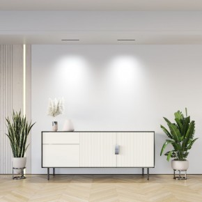 DK2515-WB Встраиваемый светильник SPACE со светодиодом L240mm 220V 20W 38° 4000К IP20 белый/черный алюминий в Кургане - kurgan.ok-mebel.com | фото 7