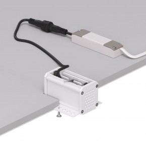 DK2530-WB Встраиваемый светильник SPACE со светодиодом под шпатлевку L69mm 220V 6W 38° 4000К IP20 белый/черный алюминий в Кургане - kurgan.ok-mebel.com | фото 5