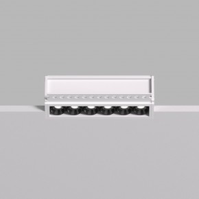 DK2531-WB Встраиваемый светильник SPACE со светодиодом под шпатлевку L126mm 220V 10W 38° 4000К IP20 белый/черный алюминий в Кургане - kurgan.ok-mebel.com | фото 3