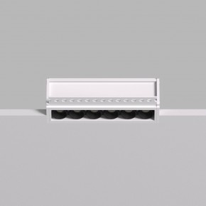 DK2531-WB Встраиваемый светильник SPACE со светодиодом под шпатлевку L126mm 220V 10W 38° 4000К IP20 белый/черный алюминий в Кургане - kurgan.ok-mebel.com | фото 4
