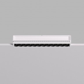 DK2532-WB Встраиваемый светильник SPACE со светодиодом под шпатлевку L240mm 220V 20W 38° 4000К IP20 белый/черный алюминий в Кургане - kurgan.ok-mebel.com | фото 4